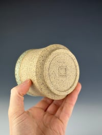 Image 2 of No. 5 | Speckled Stoneware Tumbler - Matte Green