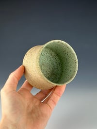 Image 3 of No. 6 | Speckled Stoneware Tumbler - Matte Green