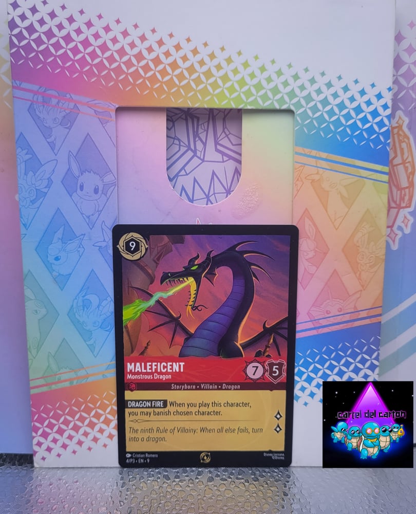 Image of Set Championship Exclusive Maleficent Monstrous Dragon Non holo promo NM