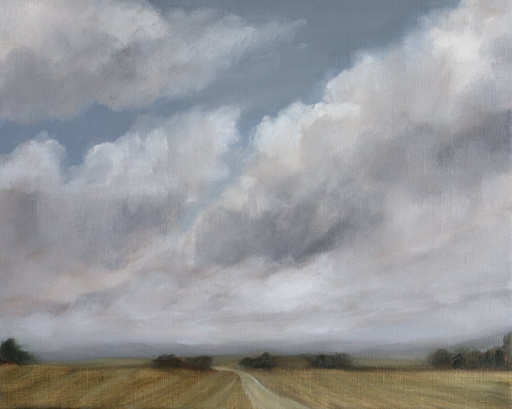 Image of Gros nuages sur la campagne