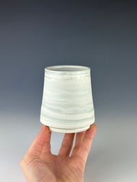 Image 1 of No. 29 | Marbled Teal Porcelain Tumbler - Tall