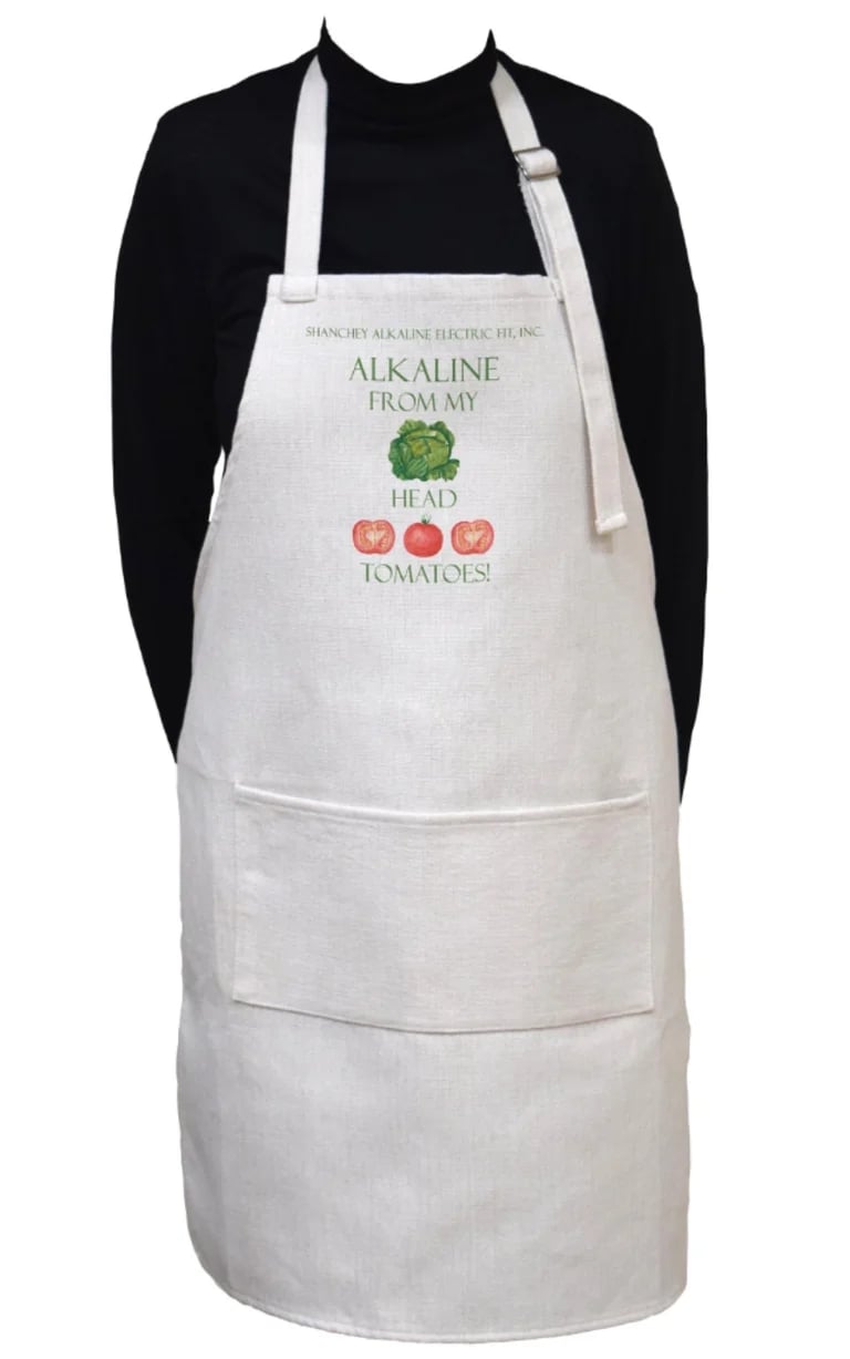 Alkaline Recipe/Cookbook. Chef's Apron. Measuring Spoons. Tea Infusers. K-Cups. Coffee Mug. Journal.