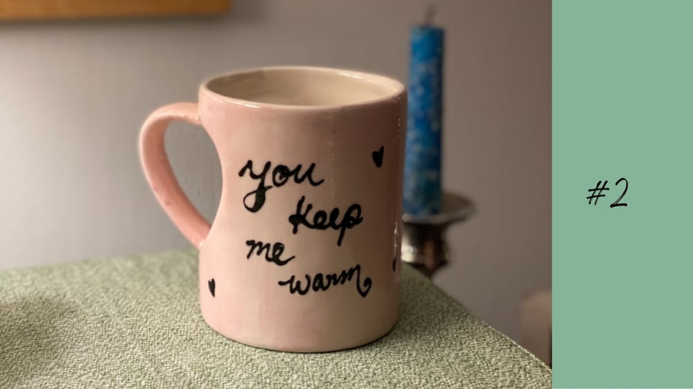 Image of Keep Me Warm Heart Mugs