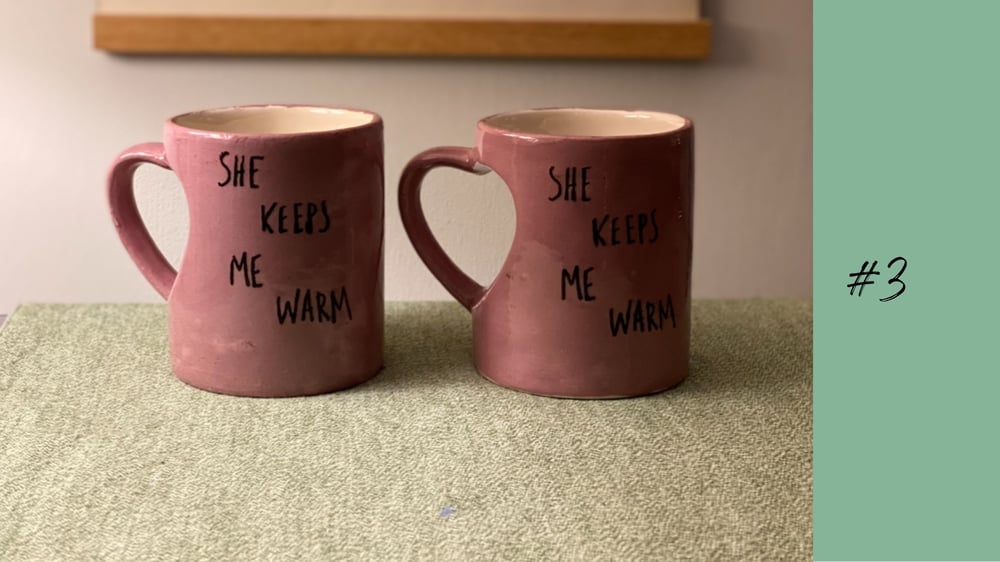 Image of Keep Me Warm Heart Mugs