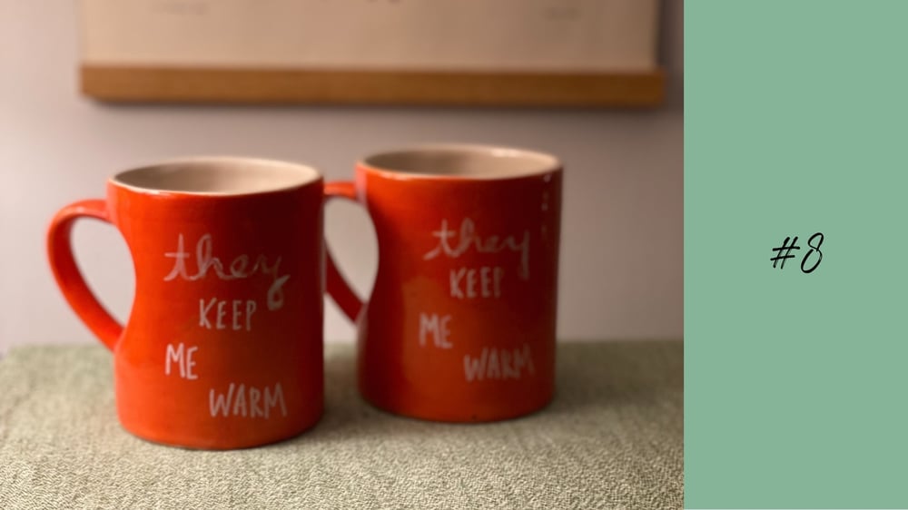 Image of Keep Me Warm Heart Mugs