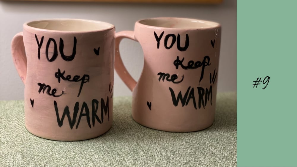 Image of Keep Me Warm Heart Mugs