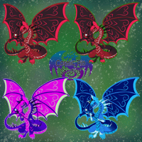 Alastor Dragon Pin SET 