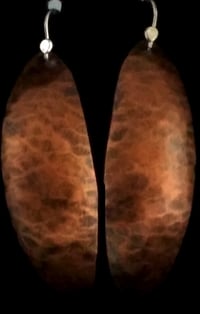 Hammered Copper Earrings