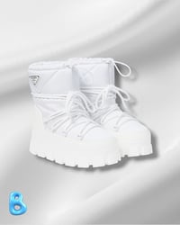 Image 1 of Prada Re-Nylon Boots White