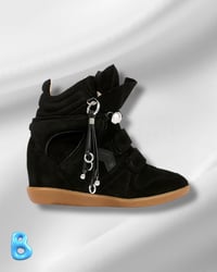 Image 2 of Isabel Marant Bekett Wedge Black