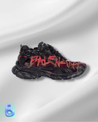 Image 2 of Balenciaga Runner Graffiti Black
