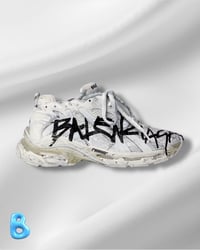 Image 3 of Balenciaga Runner Graffiti White