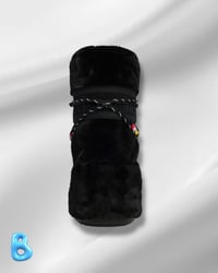 Image 4 of Moon Boot Icon Faux Fur Beads Black