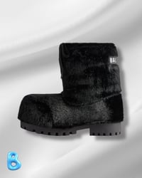 Image 4 of Balenciaga Alaska Faux Fur Boots Black