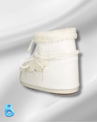 Image 3 of Moon Boot Icon Low Faux Fur White