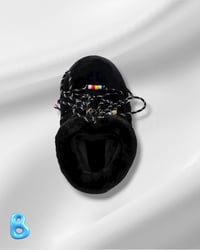 Image 4 of Moon Boot Icon Low Faux Fur Beads Black