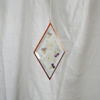 Image 2 of Pressed Flower Suncatcher Pansies
