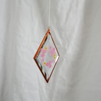 Image 2 of Pressed Flower Suncatcher- Queen Anne's Lace Wreath