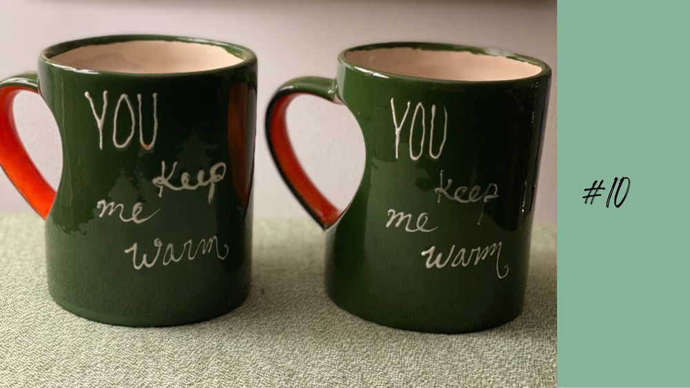 Image of Keep Me Warm Heart Mugs