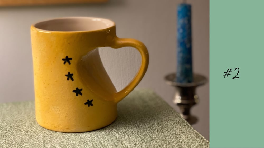 Image of You're My Moon Heart Mugs