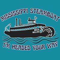 hookah "MISSISSIPPI STEAMBOAT" lyric tee