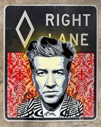"David Lynch Road Portal" Street sign
