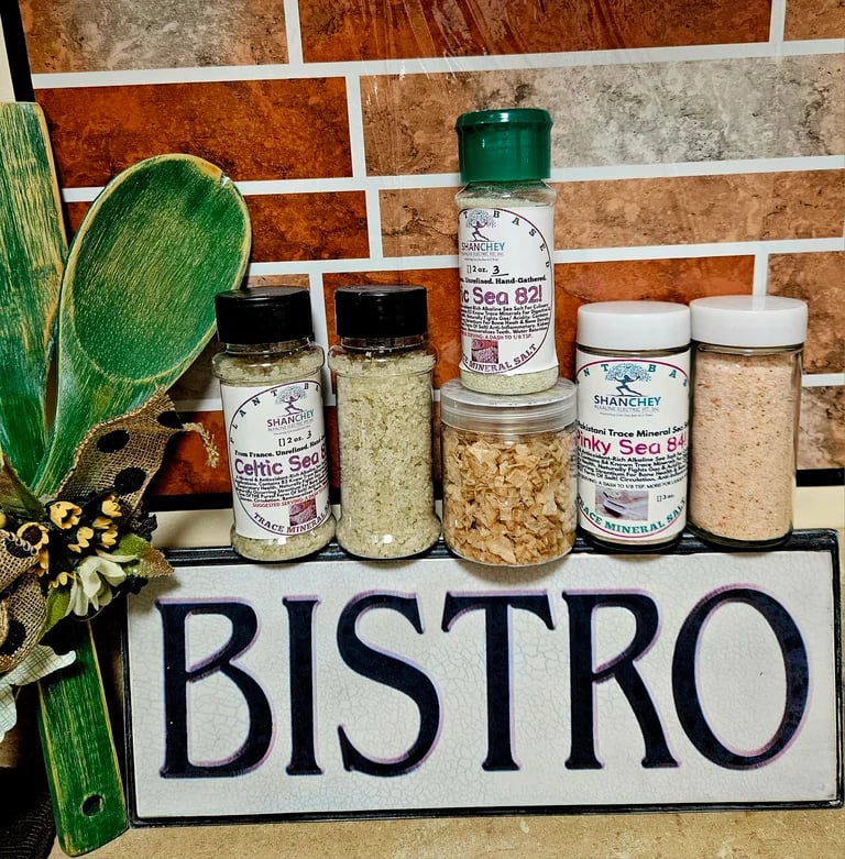  Seasoning. PapHrika! Blend/Rub. Celtic/Pink/Oak Smoked Mineral Salts. 