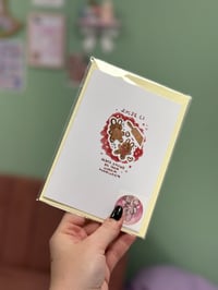 Kartka okolicznościowa- Święta- pierniczek 