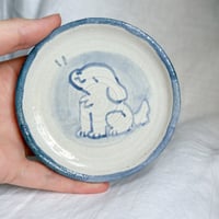Image 1 of Happy Pup Blue Plate