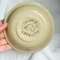 Image 2 of Grey Flowery Plate