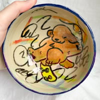 Image 1 of Skateboarder Patterned Bowl
