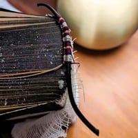 Image 2 of Round Leather Endband Lace