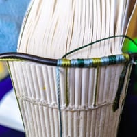 Image 3 of Round Leather Endband Lace