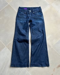 Image 4 of WIDE LEG JEANS