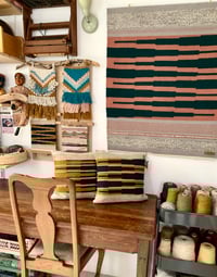 Image 1 of Ebb and Flo Handwoven Tapestry