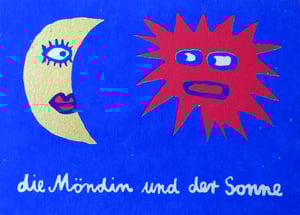 Image of Postkarte: Die Möndin und der Sonne