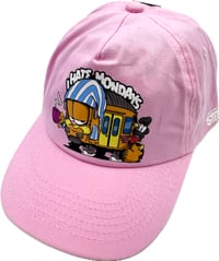 Image 1 of ''I HATE MONDAYS'' Junior Original 5 Panel Cap ( PINK EDITION )