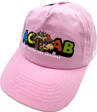 Image 1 of ''BOWSER ACAB'' Junior Original 5 Panel Cap ( PINK EDITION )