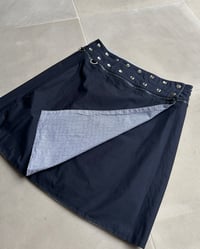 Image 4 of PRESS STUD WRAP SKIRT