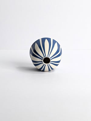 Image of Small Blue & White Bud Vase No2