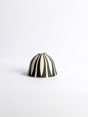 Image of Small Black & White Bud Vase 