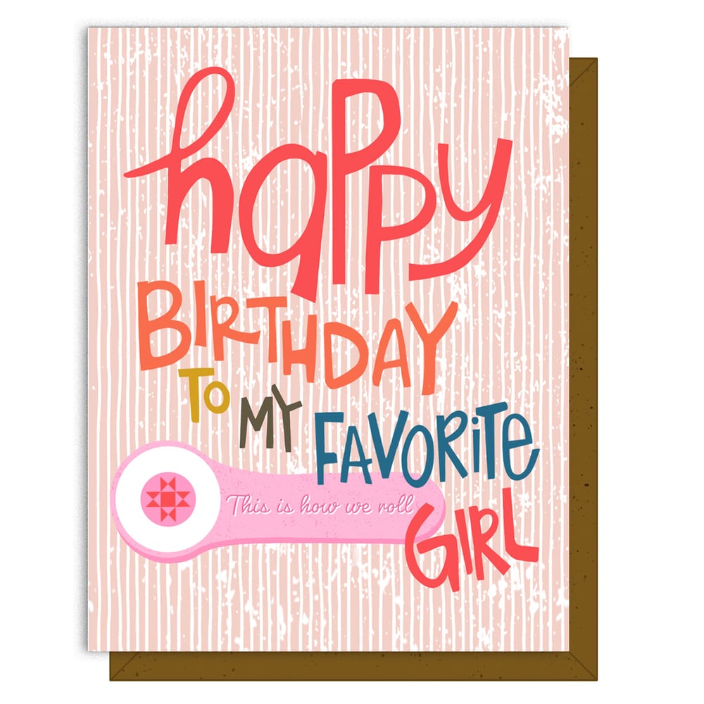 Image of My Favorite Girl- Greeting Card