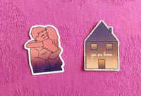 Image 1 of Lot de 2 stickers tendresse