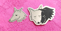 Image 1 of Lot de 2 stickers loups