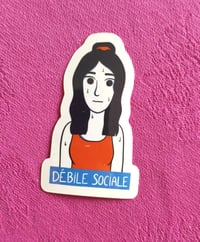 Image 1 of Sticker Débile Sociale