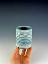 Image 1 of No. 36 | Marbled Porcelain Bud Vase 