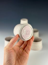 Image 4 of No. 39 | Marbled White and Pink Sake Set 