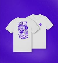 Image 2 of T-SHIRT – CHEW FASCISM – PINK / WHITE