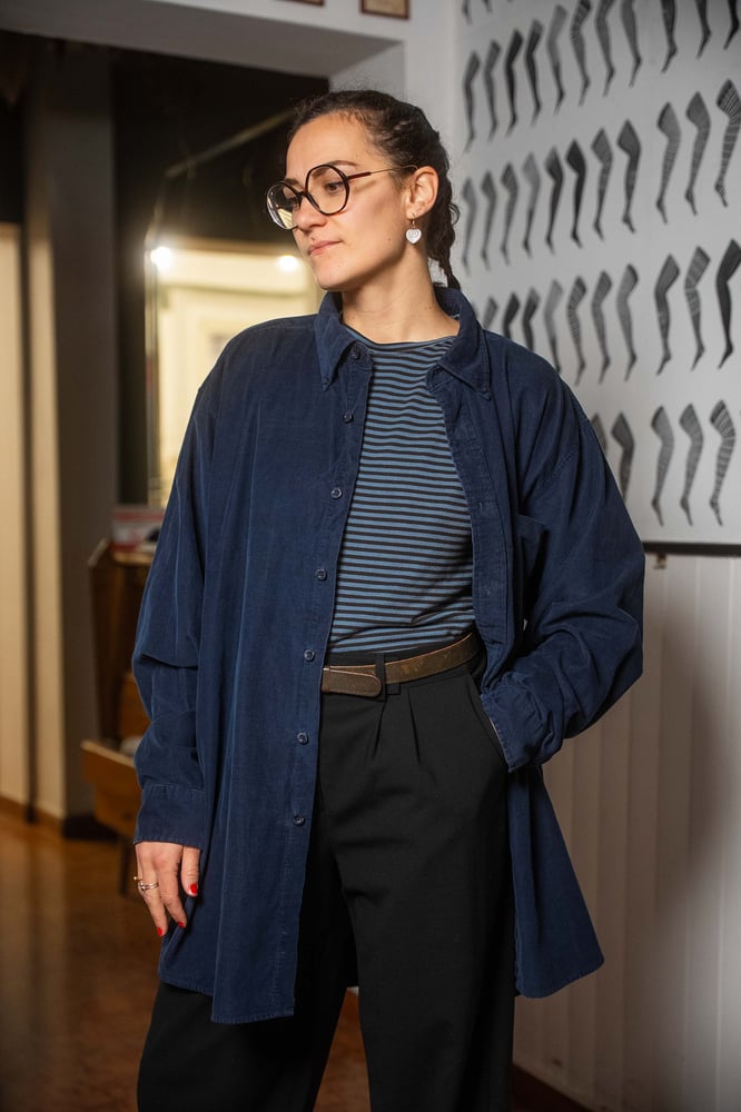 Image of Camicia Blu XXL