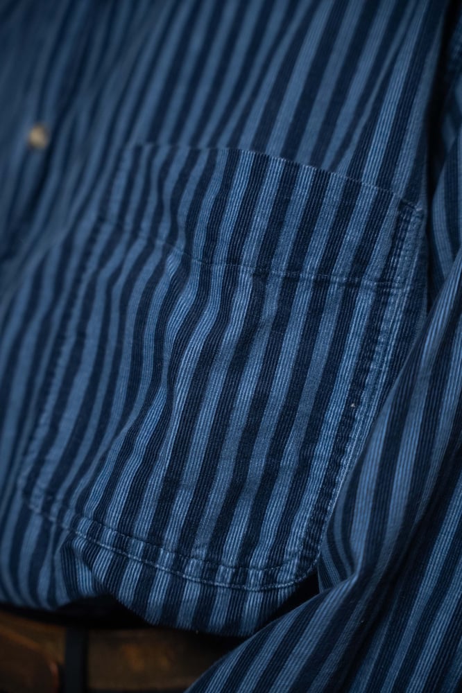 Image of Camicia Velluto rigata